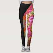 Rosa blenden leggings (Vorderseite)
