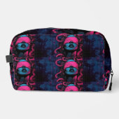 Rosa Blindfarben Medusa Waschbeutel (Vorderseite)