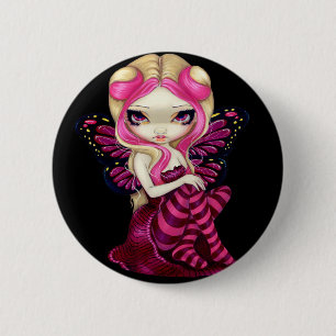 "Rosa Blitz-" Knopf Button