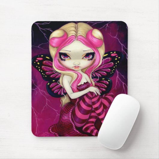 "Rosa Blitz" Mousepad (Mit Mouse)