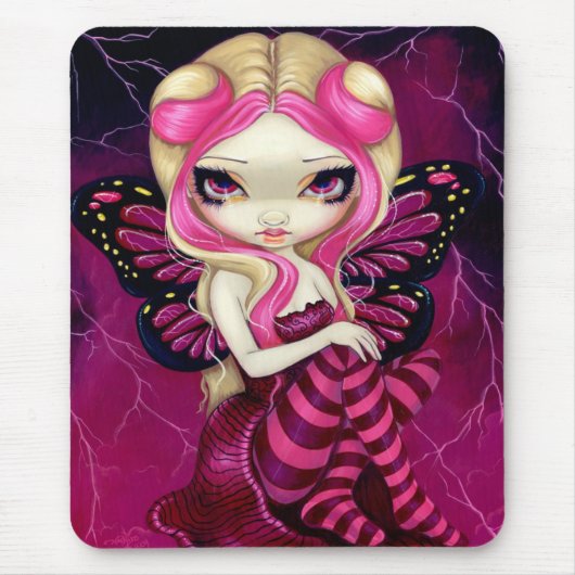 "Rosa Blitz" Mousepad (Vorne)