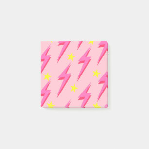 Rosa Blitz-Post-it-Notizen Stylische Organisation Post-it Klebezettel