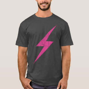 Rosa Blitze des Feminismus (Vintag) T-Shirt