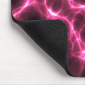 rosa Blitzhintergrund Mousepad (Ecke)