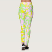 Rosa Blobs Leggings (Rückseite)