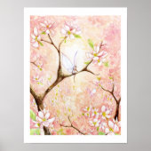 Rosa Blossom-Ansicht Poster (Vorne)