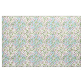 Rosa Blossom auf dem Patchwork der blauen und weiß Stoff (Yard (91,4 cm))