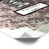 Rosa Blossom-Foto der drei Generationen Poster (Ecke)