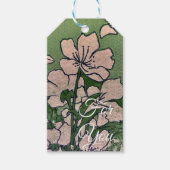 Rosa Blossom Kaskade Geschenkanhänger (Vorderseite)