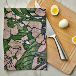 Rosa Blossom Kaskade Geschirrtuch