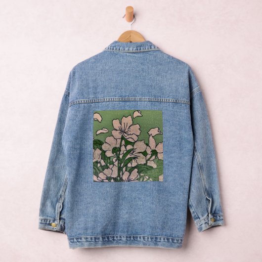 Rosa Blossom Kaskade Jeansjacke (Hangar)
