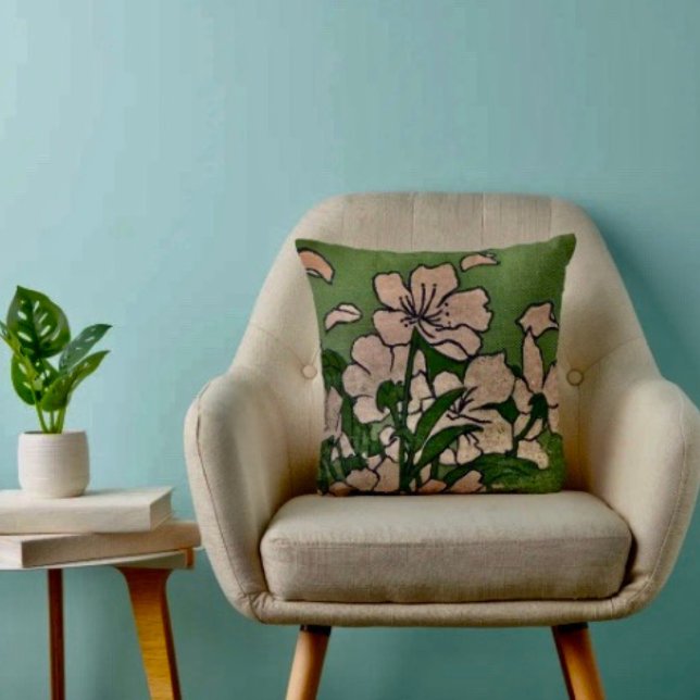 Rosa Blossom Kaskade Kissen (Von Creator hochgeladen)