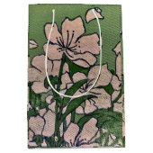 Rosa Blossom Kaskade Mittlere Geschenktüte (Vorderseite)