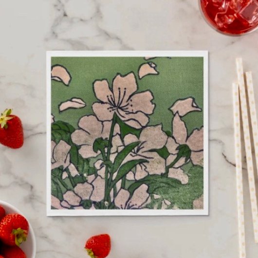 Rosa Blossom Kaskadenpapier Napkin Serviette