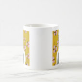 Rosa Blossom Lady - Gelb Kaffeetasse (Mittel)