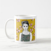 Rosa Blossom Lady - Gelb Kaffeetasse (Links)