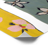 Rosa Blossom Lady - Gelb Poster (Ecke)