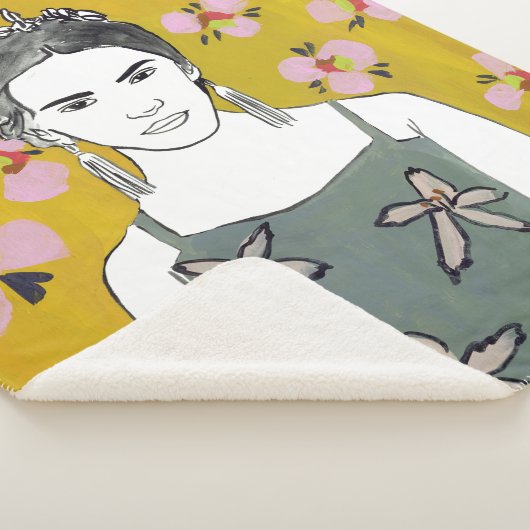 Rosa Blossom Lady - Gelb Sherpadecke (3/4)