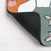 Rosa Blossom Lady - Orange Mousepad (Ecke)