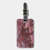 Rosa Blossom Tree Gepäckanhänger (Vorderseite vertikal)