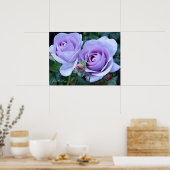 Rosa Blue Bajou [Archive Heavy Weight Paper] Poster (Küche)