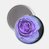 Rosa Blue Bajou Magnet (Vorderseite/Rückseite)