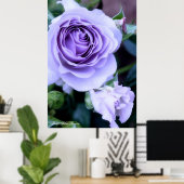 Rosa Blue Bajou Poster (Heimbüro)