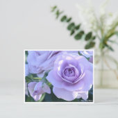 Rosa Blue Bajou Postkarte (Stehend Vorderseite)