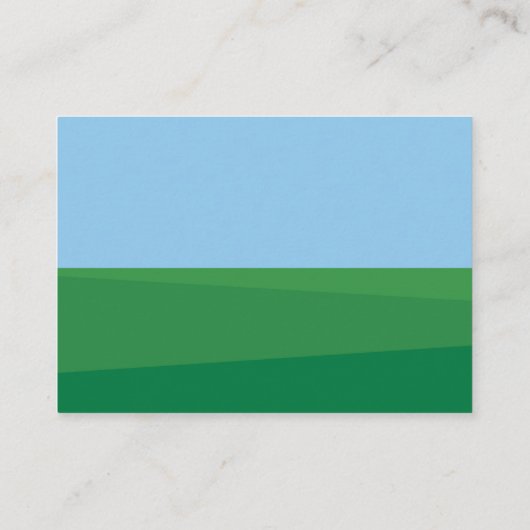 Rosa Blue Golf Gender Reveal Book Request Begleitkarte (Rückseite)