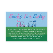 Rosa Blue Golf Gender Reveal Book Request