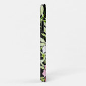 Rosa blühende tropische Blume Blätter Case-Mate iPhone Hülle (Hinten/Rechts)