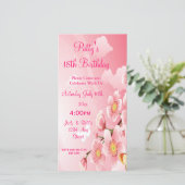 Rosa Blume (Stehend Vorderseite)