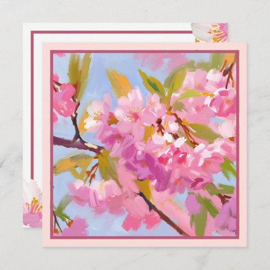 Rosa Blume (Vorne/Hinten)