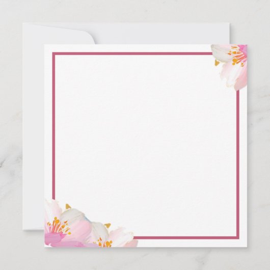 Rosa Blume (Rückseite)