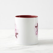 Rosa Blume 11 oz Combo Tasse (Zentrum)