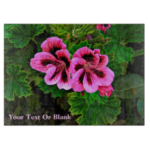 Rosa Blume 1 Schneidebrett