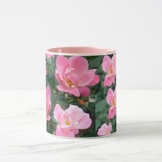 Rosa Blume 1 Tasse (Zentrum)