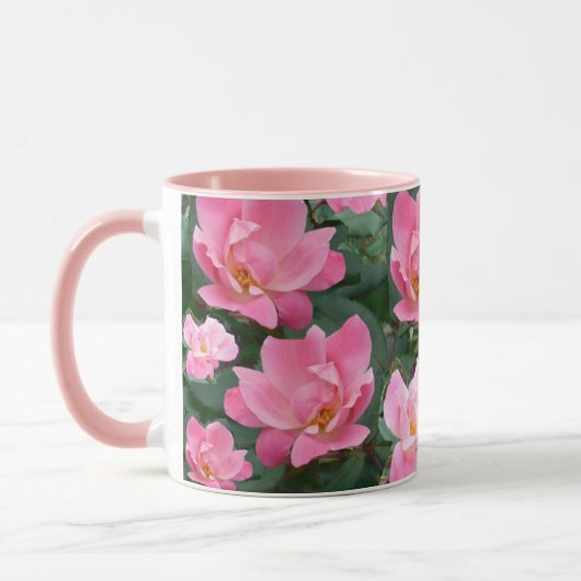 Rosa Blume 1 Tasse (Links)