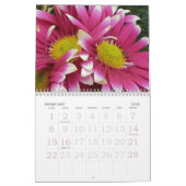 Rosa Blume 2025 Kalender mit großen Zahlen (Feb 2026)