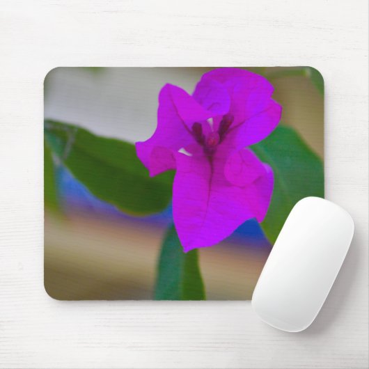 Rosa Blume - #2 Mousepad (Mit Mouse)