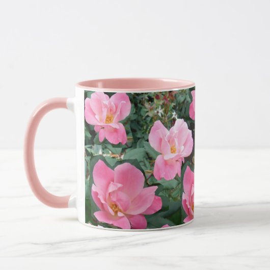 Rosa Blume 2 Tasse (Links)