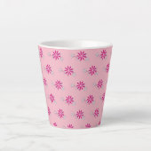 Rosa Blume 4Laila Latte Tasse (Vorderseite)