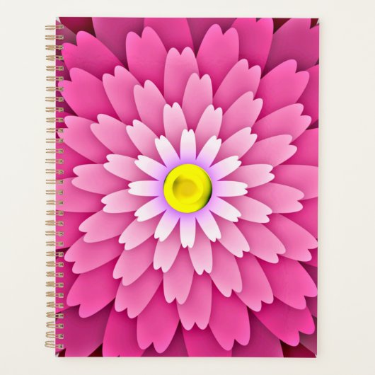 Rosa Blume-64655 Planer (Vorderseite)