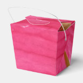 Rosa Blume "Abnehmen" Box Geschenkschachtel (Rückseite)