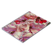 Rosa Blume Abstrakt Art Journal Notizblock (Linke Seite)