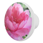 Rosa Blume Abstrakte Keramik Keramikknauf (Rechts)