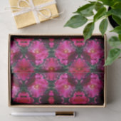 Rosa Blume Abstraktes Muster Decoupage Seidenpapier (Geschenk)