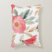 Rosa Blume Akzent Kissen (Vorderseite(Vertikal))