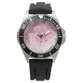 Rosa Blume Armbanduhr