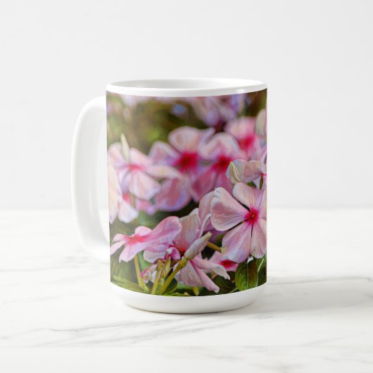 Rosa Blume Art Garden Tasse Cup (Vorderseite Links)